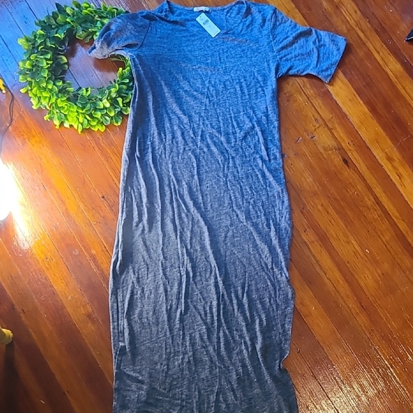 Anthropologie Gray Maxi Dress - Picture 1 of 5